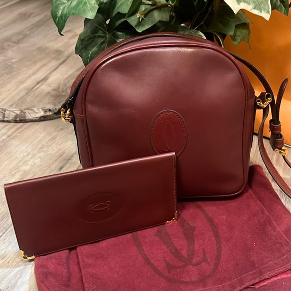 Cartier Handbags - 🔥EUC Cartier crossbody with matching Cartier wallet🔥